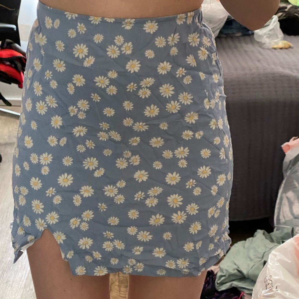 Daisy blue mini skirt size XS